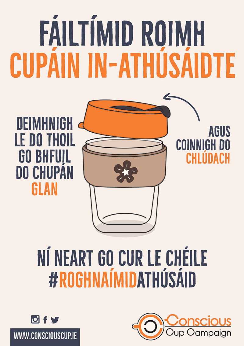 Poster: Clean Cup Poster Irish print